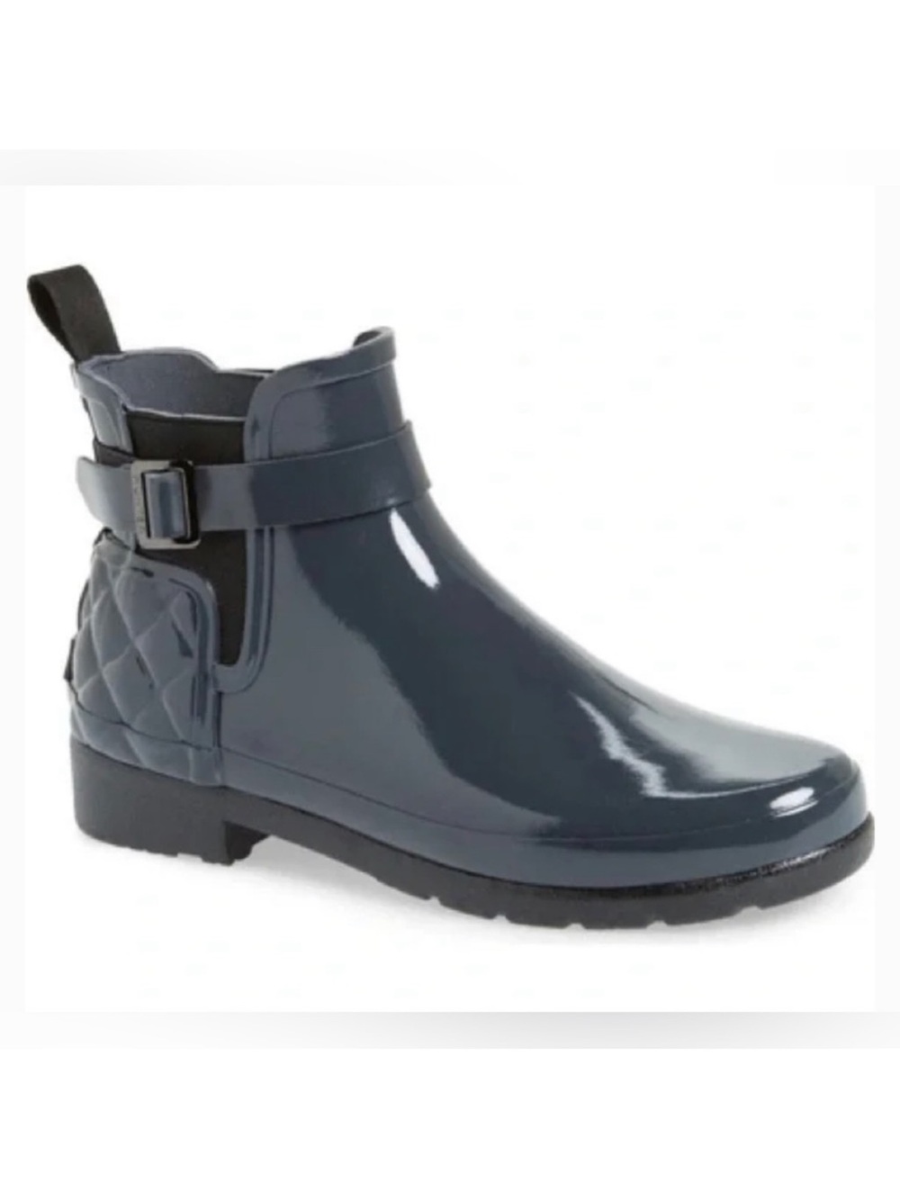 Hunter | women’s refined quilted rubber Chelsea rain boots